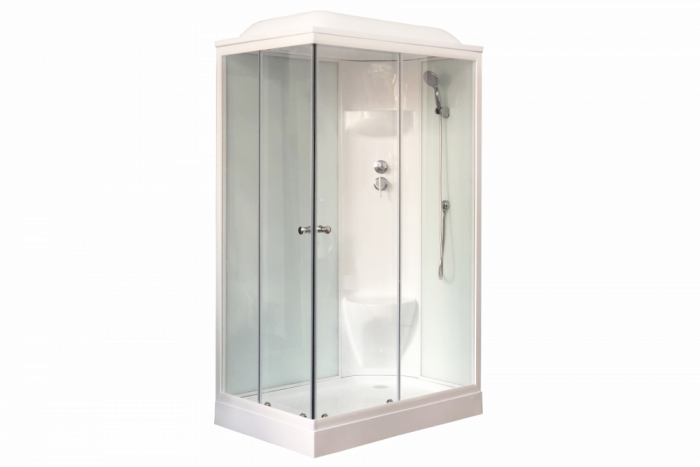 Душевая кабина 120х80 см Royal Bath HP RB8120HP6-WT-R стекло прозрачное