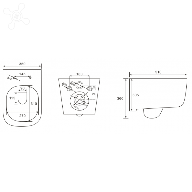 Комплект GRH772002510 Grohe + beWash Rapid SL инсталляция для унитаза подвесного + Schutz унитаз подвесной безободковый с сиденьем микролифт белый глянец BKWHR002510