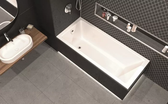 Акриловая ванна Whitecross Wave Slim 140х70 0111.140070.100 белый