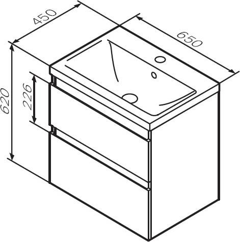 Зеркало Opadiris Оникс 100