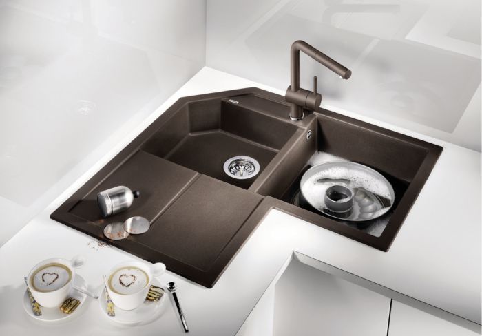 Кухонная мойка Blanco Metra 9 E 515567 алюметаллик