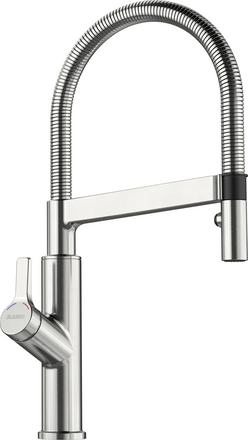 Смеситель сенсорный Blanco Solenta-S Senso нержавеющая сталь 523127 UltraResist ручка слева