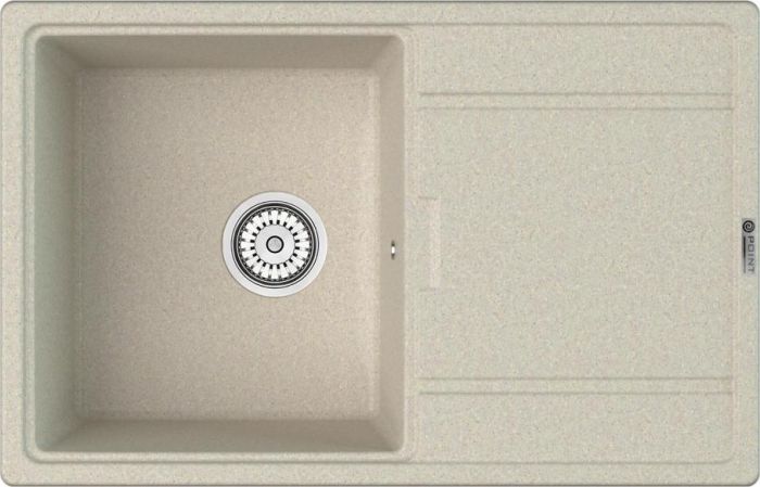 Мойка кухонная Point Лаура 78 PN3005BG, светло-бежевый