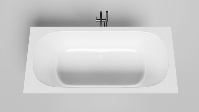 Ванна из искусственного камня Salini Ornella Axis KIT 190х90 103512G, белый