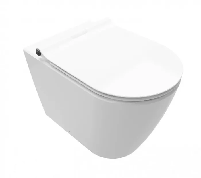 Приставной унитаз с функцией биде Serel Smart SM11BMSL 36 x 56 x 39 см сиденье ультратонкое, Soft Close, белый