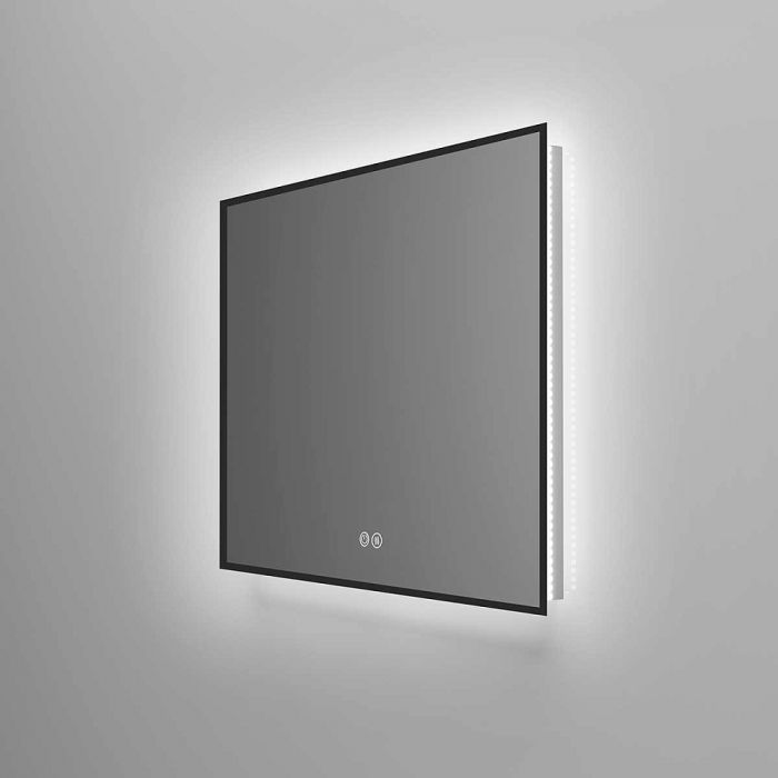 Зеркало Vincea VLM-3VN100B-2 100 см, c сенсорным выключателем и диммером, с функцией антизапотевания, черный