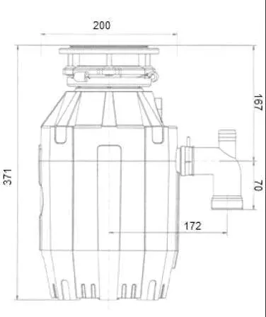Измельчитель отходов Bone Crusher BC910-AS черный