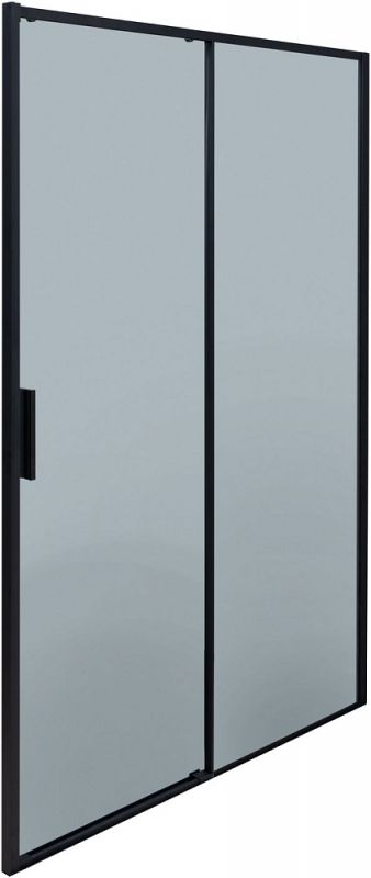 Душевая дверь Aquanet Pleasure Evo AE65-N140-BT профиль черный, стекло прозрачное