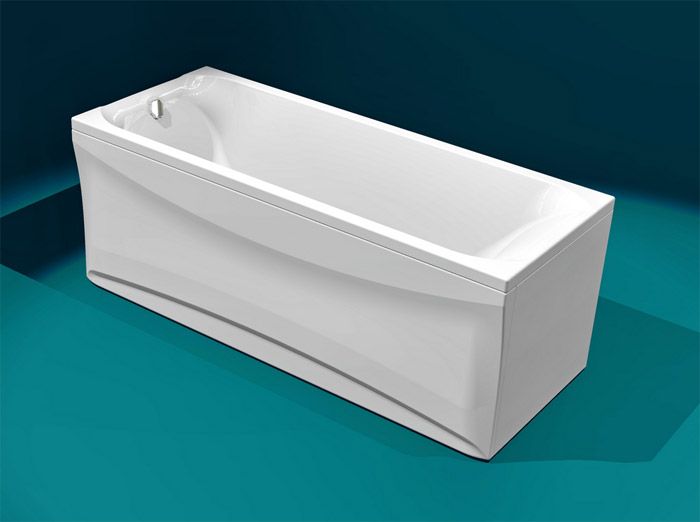 Акриловая ванна Aquatek Альфа 140х70 см ALF140-0000023, белый