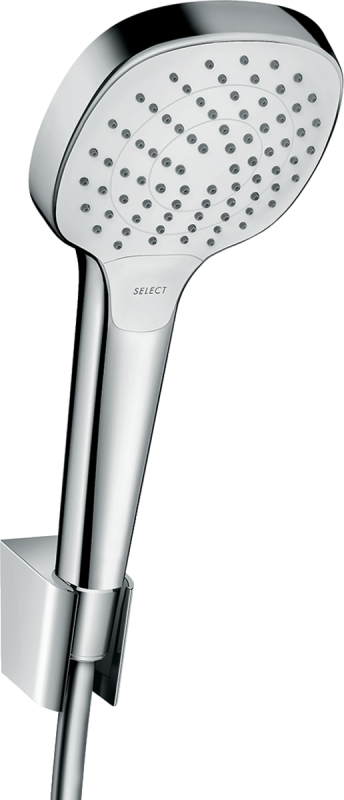 Душевой набор Hansgrohe Croma Select E Vario 26425400, белый хром