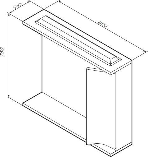 Смеситель для ванны Damixa Scandinavian Pure 361000000, хром