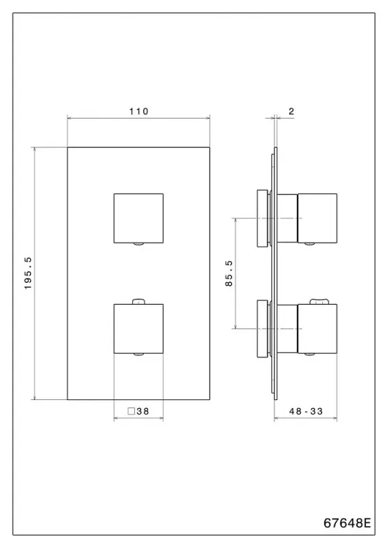 Смеситель для душа Kerama Marazzi Futura 67648EKM.01.093 черный