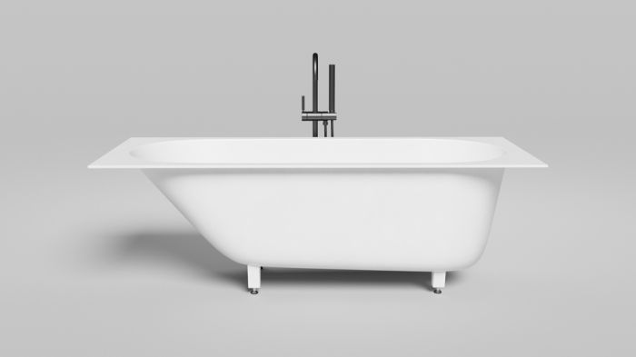 Ванна из искусственного камня Salini Ornella 170х70 102313G, белый
