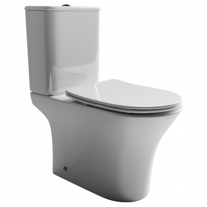 Унитаз-компакт Ceramica Nova Fortuna CN9001 с бачком и сиденьем микролифт, белый