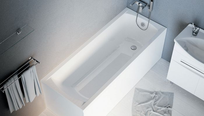 Акриловая ванна 1Marka Modern 170x75 01мод1775, без гидромассажа
