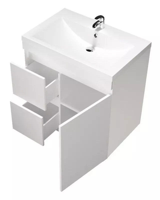 Тумба под раковину 1MarKa Cube У79532 белый