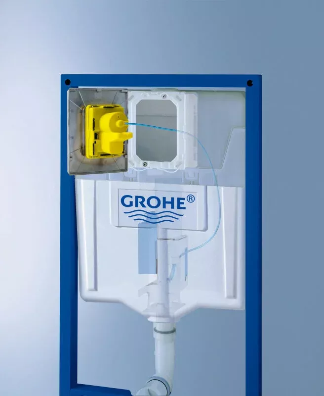 Инсталляция Grohe Rapid SL 120196, для унитаза, клавиша смыва Skate Cosmopolitan, хром, с монтажным набором