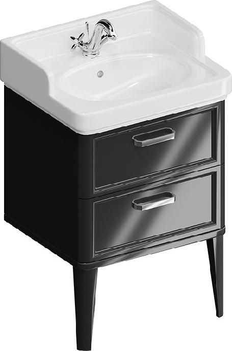 Тумба под раковину 60 см Kerama Marazzi Pompei PO.N.60.2\BLK, белый