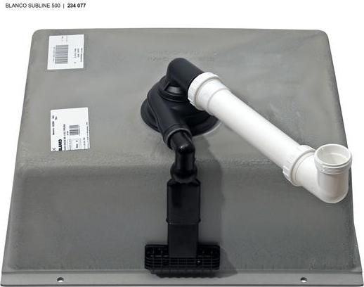 Кухонная мойка Blanco Subline 500-U 523433 тёмная скала