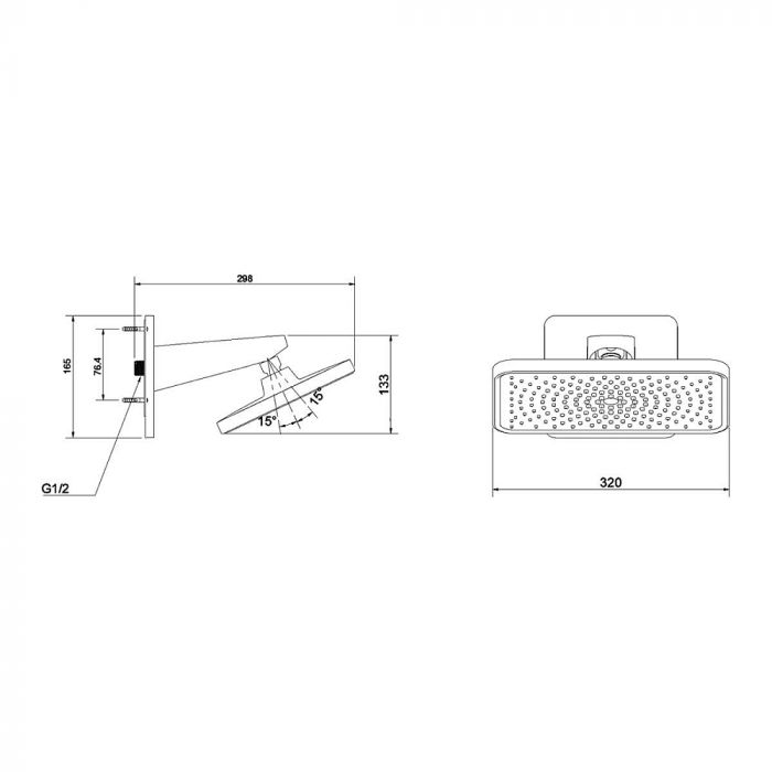 Душевая система Vincea Inspire VSFW-3I21MT4RMB, черный