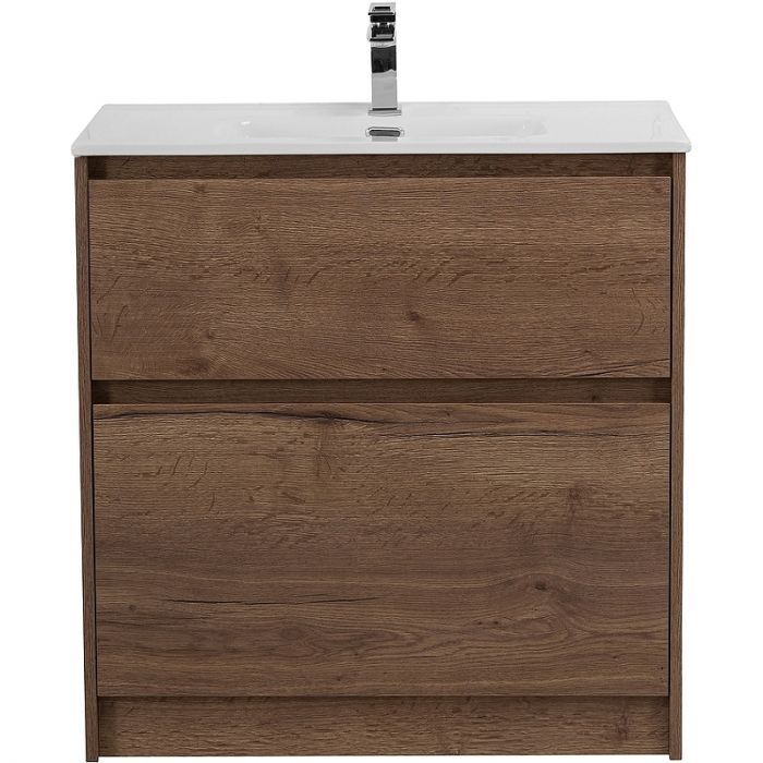 Тумба под раковину BelBagno KRAFT39-800/390-2C-PIA-RT 80 см, Rovere Tabacco