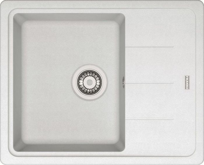 Кухонная мойка 62 см Franke Basis BFG 611C 3,5" 114.0280.850, белый
