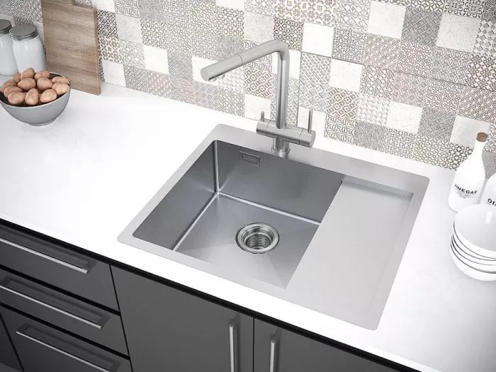 Кухонная мойка Paulmark Alster PM825951-BSR серый