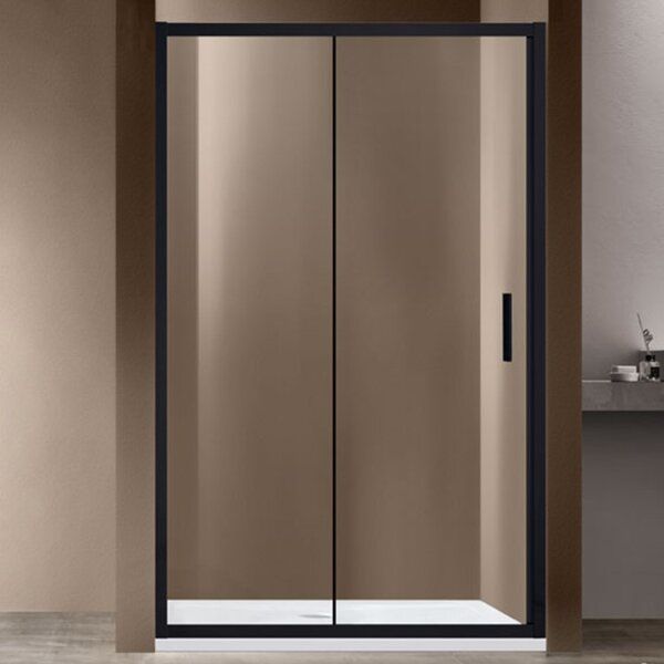 Душевая дверь Vincea Garda VDS-1G115CLB 115x190 см, черный, стекло прозрачное