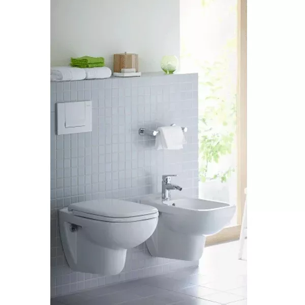 Подвесной унитаз Duravit D-Code 45350900A1 (25350900002), с крышкой D-Code 0067390000 с микролифтом