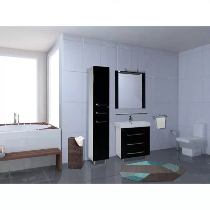 Тумба под раковину Bellezza Рокко 4633706660047 черный