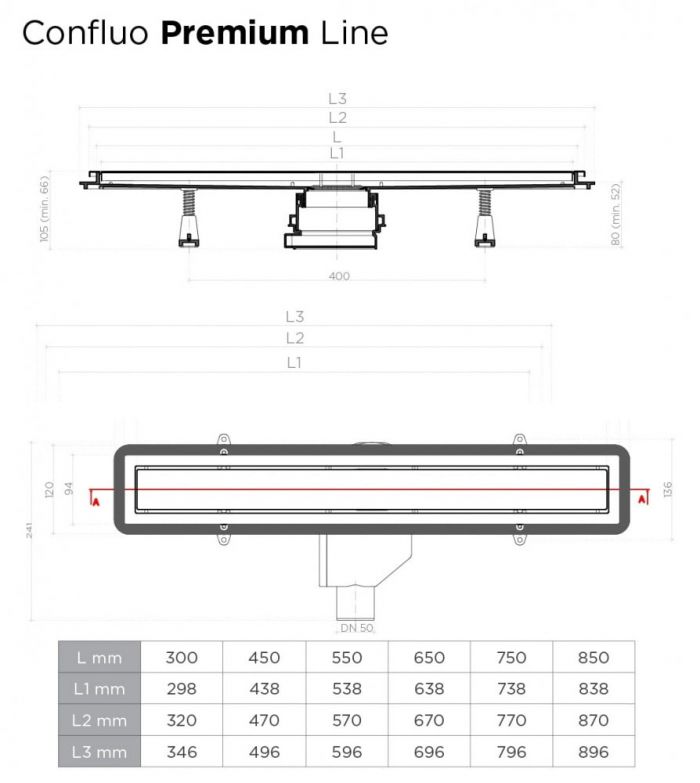 Лоток душевой Pestan Premium Line Gold 13100053 золото