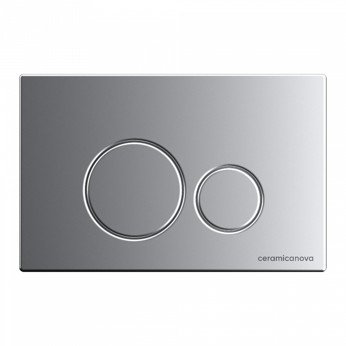 Комплект унитаз с инсталляцией Ceramica Nova Play CN3001_1001M_1000 с сиденьем микролифт и клавишей смыва хром матовый