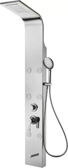 Душевая панель Aquanet Galaxy Shine AP40-01, хром