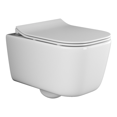Подвесной унитаз Ceramica Nova New Day CN3005 с сиденьем микролифт, белый
