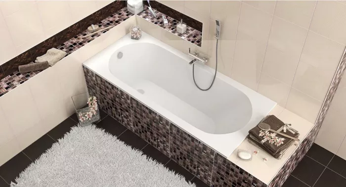 Ванна из искуственного камня Marmo Bagno Лючия 180х80 MB-L180-80 белый