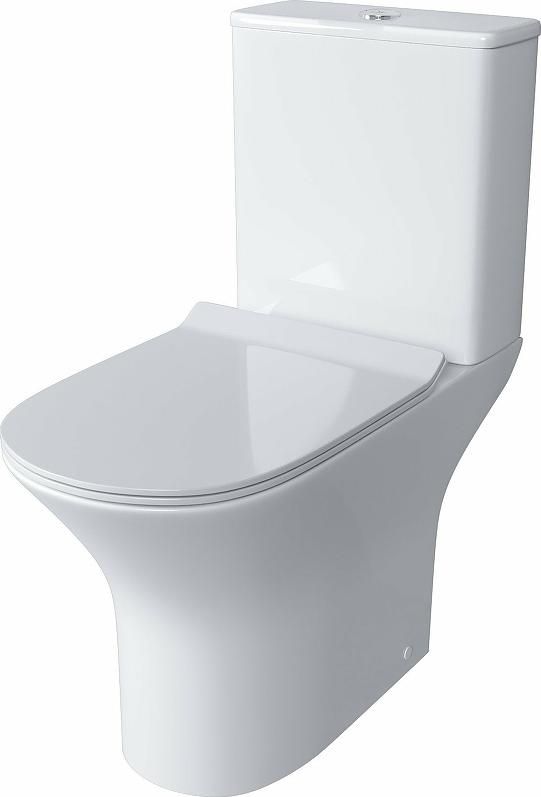 Унитаз-компакт Grossman Classic GR-4465S с бачком и сиденьем микролифт, белый