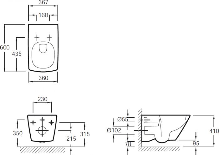 Комплект Подвесной унитаз Jacob Delafon Escale E1306 + Инсталляция для унитазов Jacob Delafon E5504-NF + Кнопка смыва Jacob Delafon E4316-CP хром