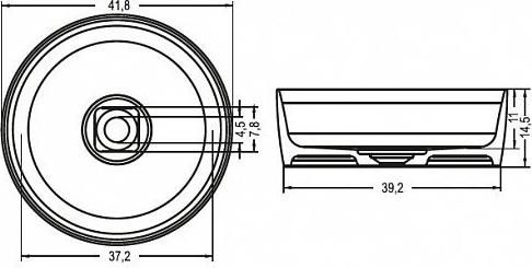 Раковина 42 см Riho Round W024001105