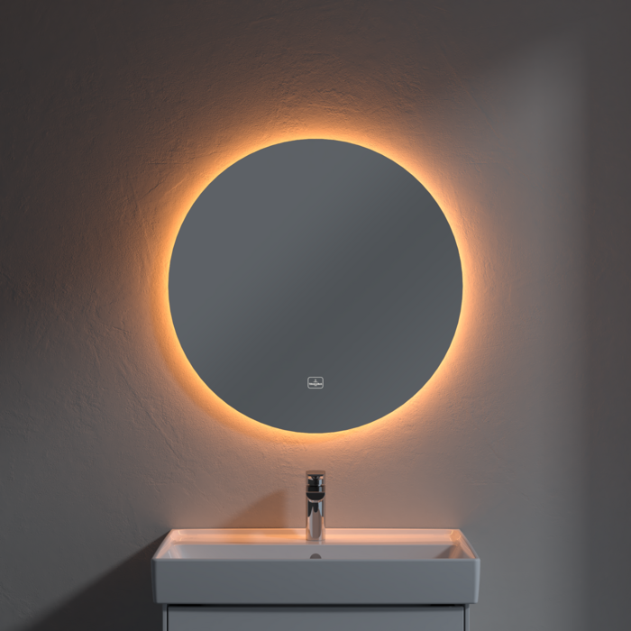 Зеркало Villeroy&Boch More to See Lite A4606800 65 х 65 см, светодиодная подсветка