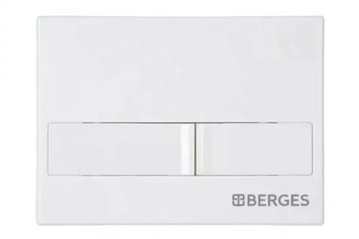 Комплект Berges: инсталляция Berges NOVUM525, с унитазом EGO XL Rimless и сиденьем микролифт, кнопка L1 белая, комплект 043323