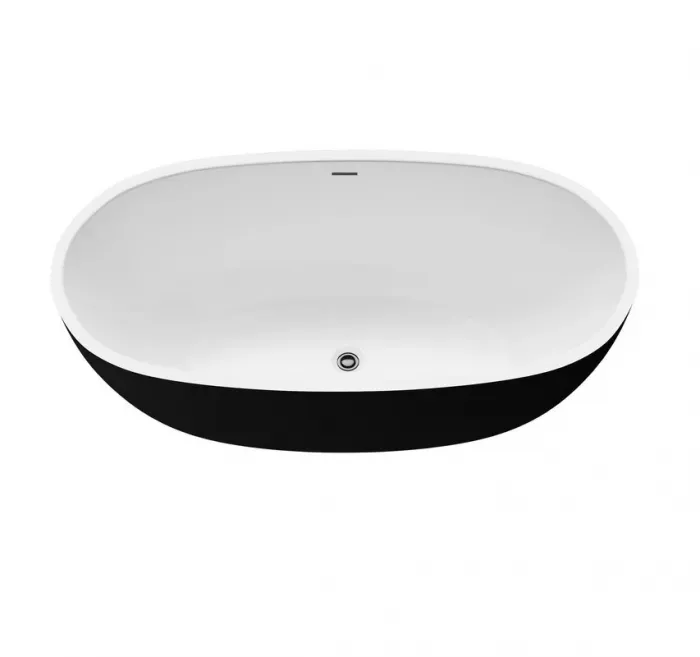 Акриловая ванна Grossman Classic 150х78 GR-2403MB белый, черный