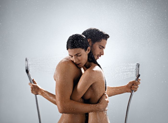 Ручной душ Hansgrohe Raindance Select E 120 Air 3jet 26520140, шлифованная бронза