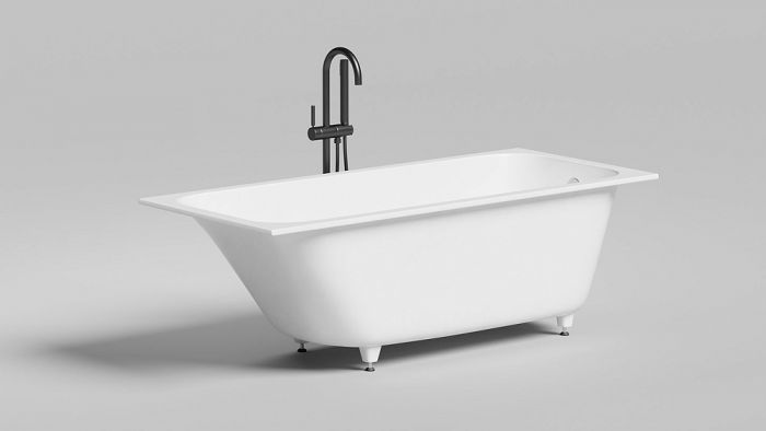 Ванна из искусственного камня Salini Orlanda KIT 170х80 102126M, белый