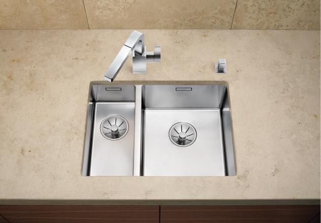 Кухонная мойка Blanco Claron 340/180-U 521609 чаша слева