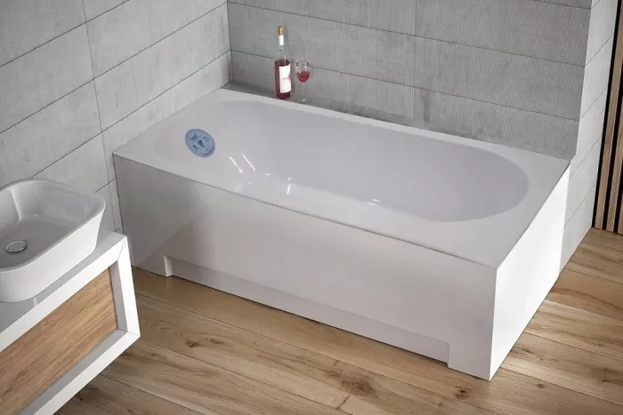 Ванна из искуственного камня Marmo Bagno Лючия 180х80 MB-L180-80 белый