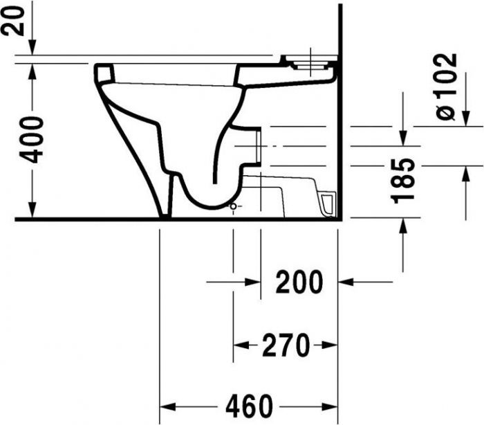 Унитаз-компакт Duravit DuraStyle 215509 с бачком 0935100005