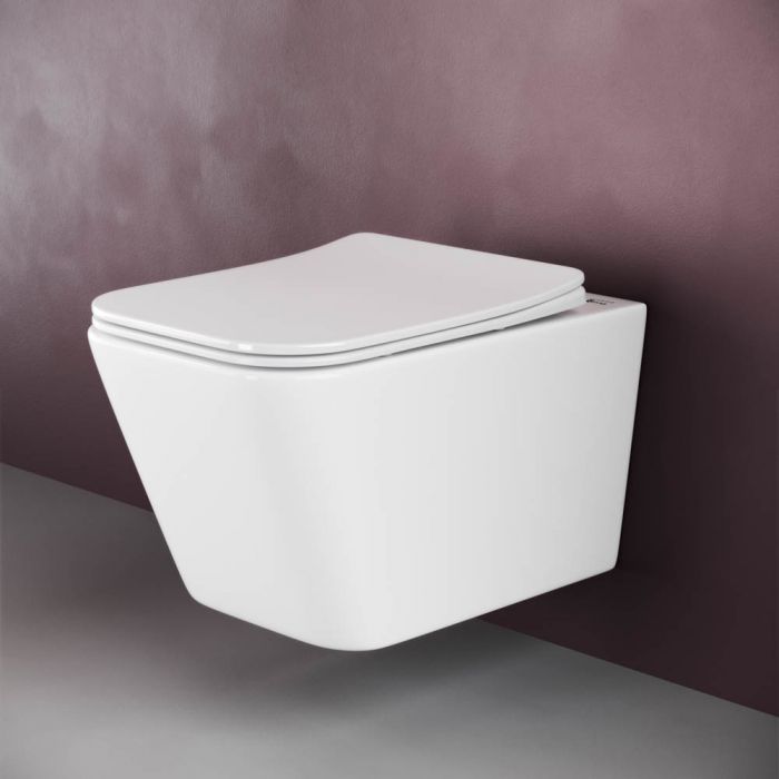 Комплект унитаз с инсталляцией Ceramica Nova Metric CN3007_1001M_1000 с сиденьем микролифт и клавишей смыва хром матовый
