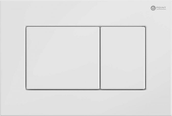 Система инсталляции Point Элемент PN45120 + Клавиша смыва Point Ника белая PN44081W + Унитаз Point Ника PN41081