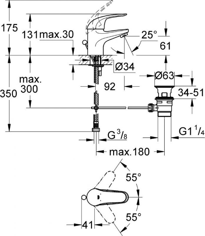 Смеситель для кухни Hansgrohe Aquno Select M81 73830800, сталь