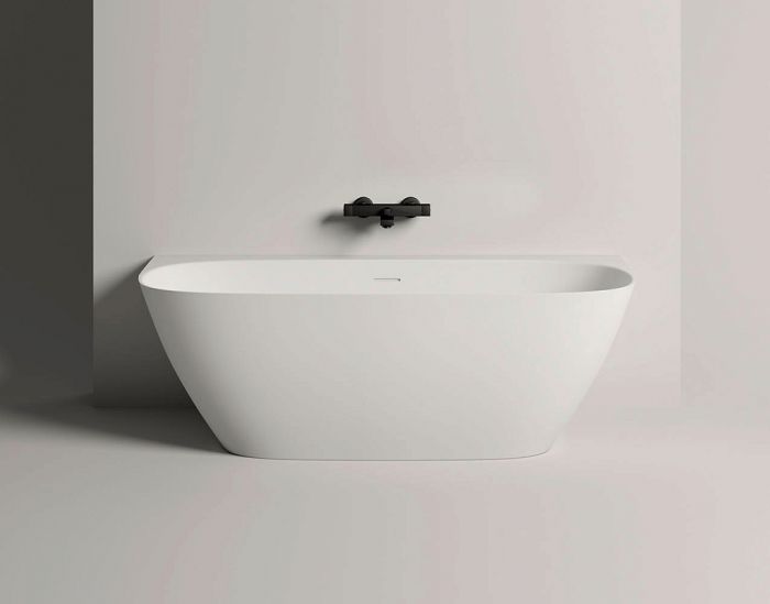 Ванна из искусственного камня Salini Sofia Wall 102523M 180x85 см, белый матовый